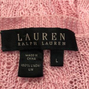 Ralph Lauren Linen Cable knit sweater